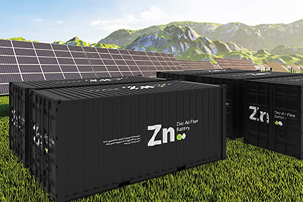 Zinc–air flow batteries