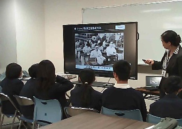 A scene from the class