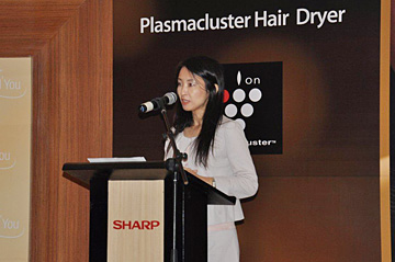 Tomoko Muguruma, Manager, Health and Beauty Business Division, Plasmacluster and LED Lighting Equipment Business Development Group