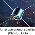 Ume operational satellite (Photo: JAXA)