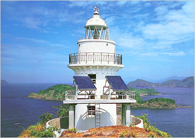 Ogami Island Lighthouse in Nagasaki