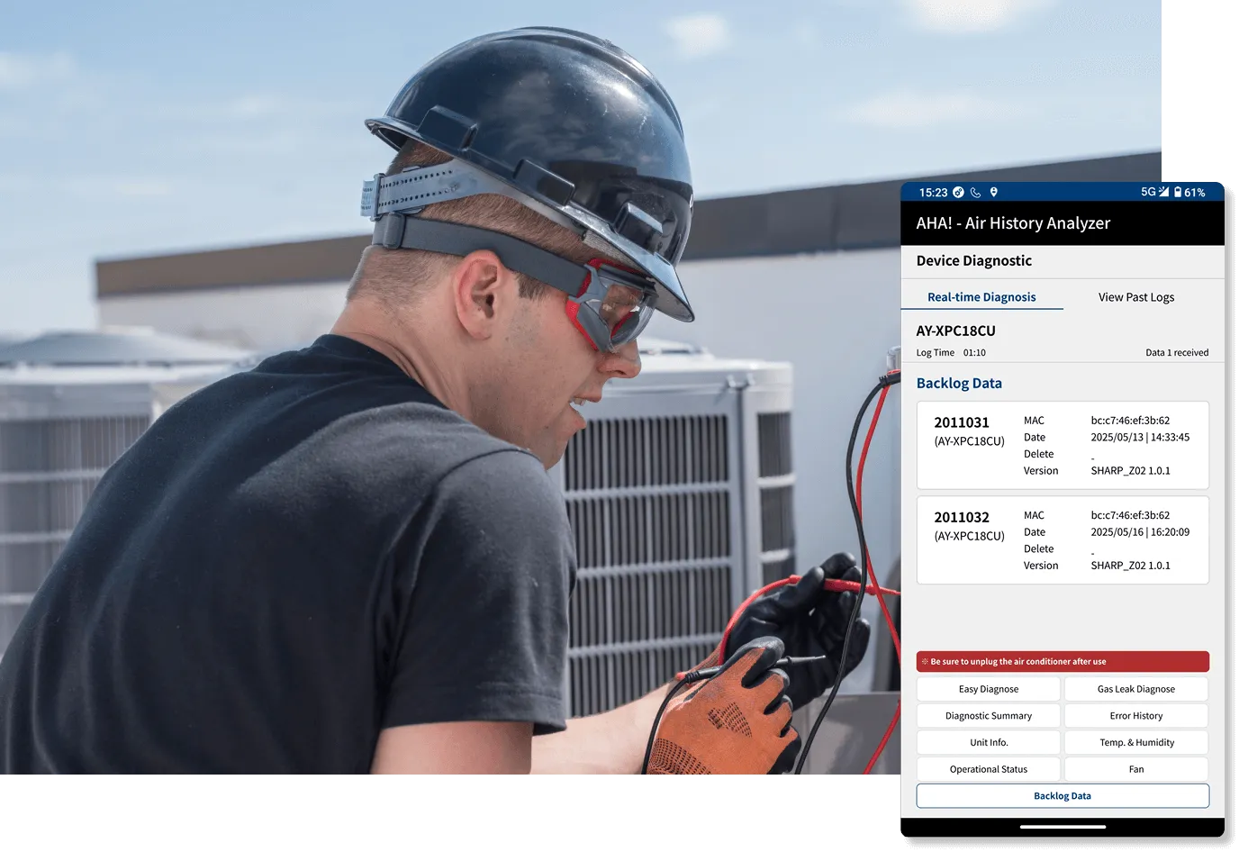 AHA-Air History Analyzer App Feature | Data Archive feature Image