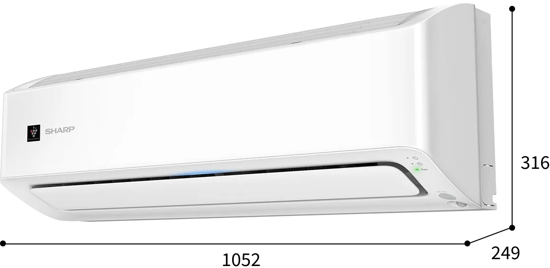 CHUCU Series Indoor Unit Measurement Image