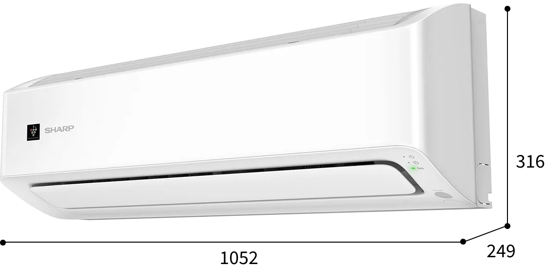 CHUCU Series Indoor Unit Measurement Image