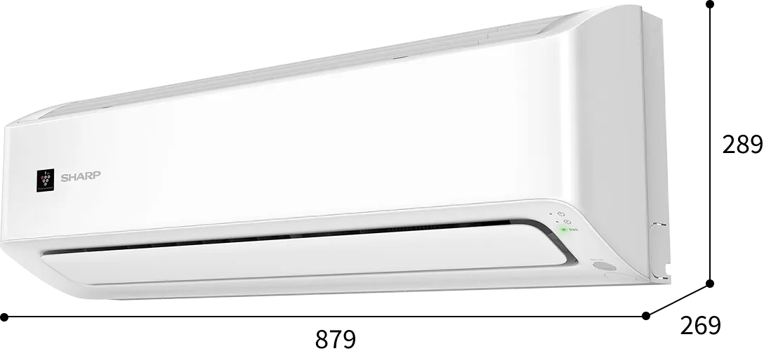 CHUCU Series Indoor Unit Measurement Image