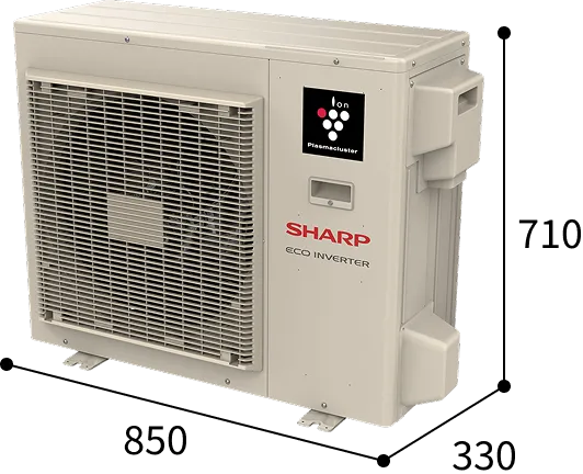 FilterSweep Outdoor Unit Size Measurement