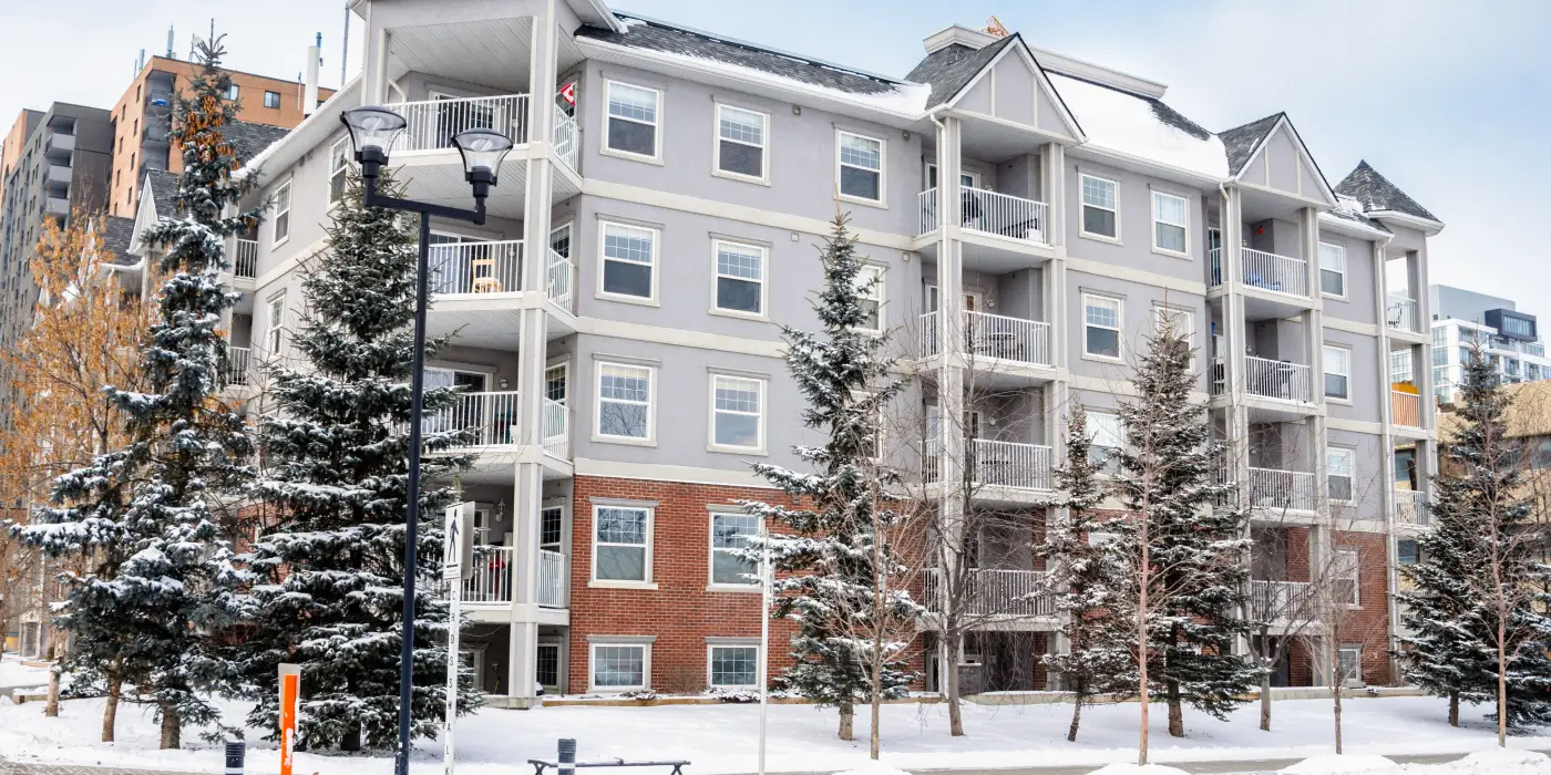 Residential building in Quebec, Canada