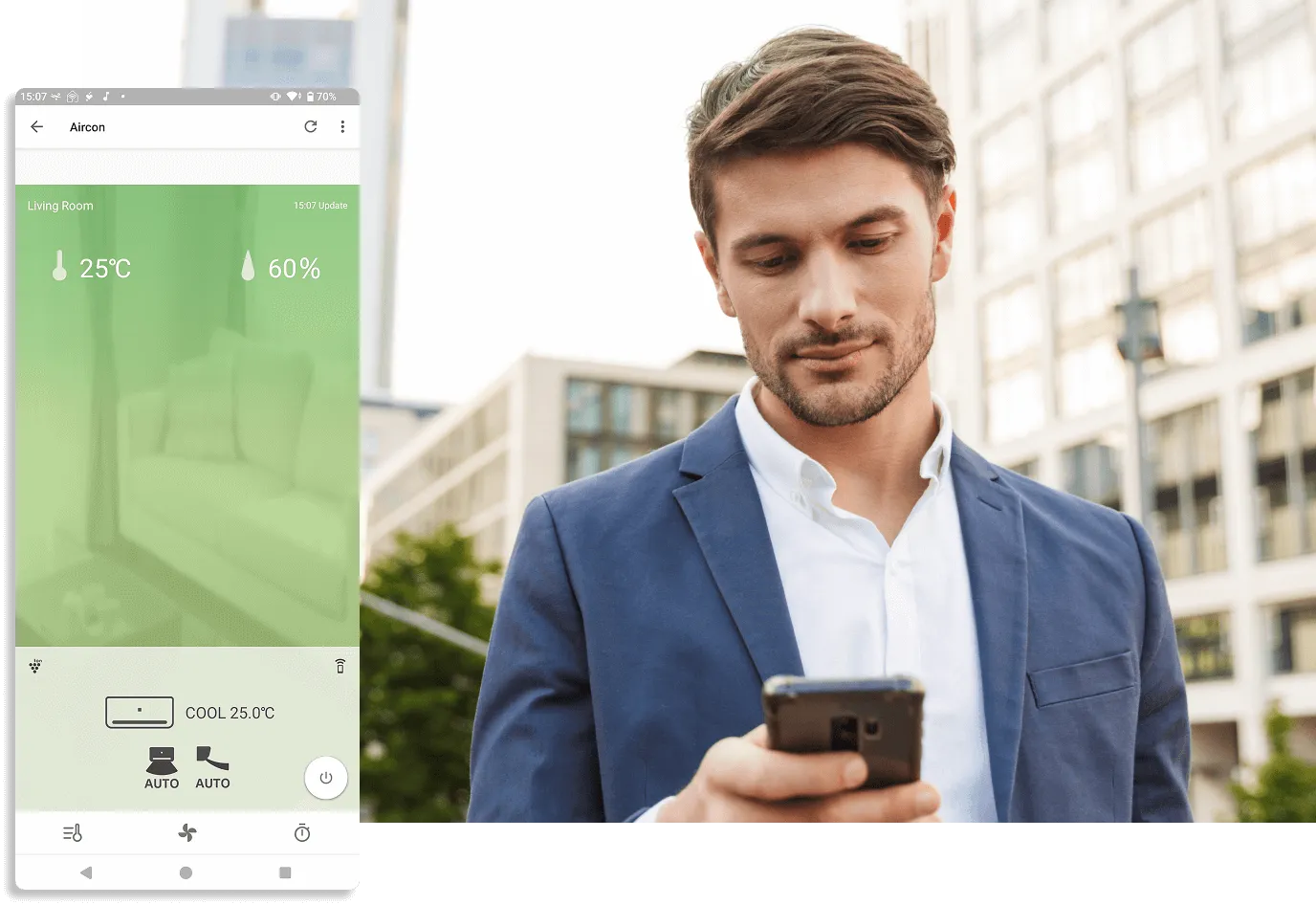 Sharp Air App Feature | Heat Pump Remote Control Feature Image