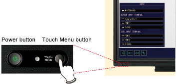 Touch-Operated Onscreen Display